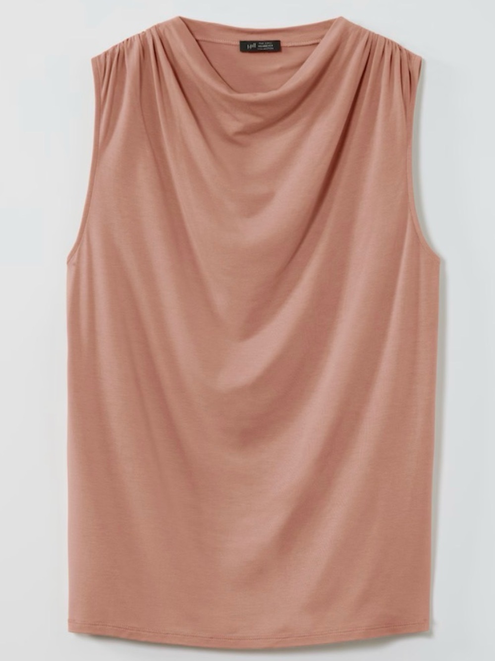J.Jill Wearever Draped-Neck Top in Pink  Size Med Tall NWT